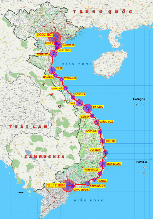 A tervezett útvonal (kép forrása: futuresoutheastasia.com)