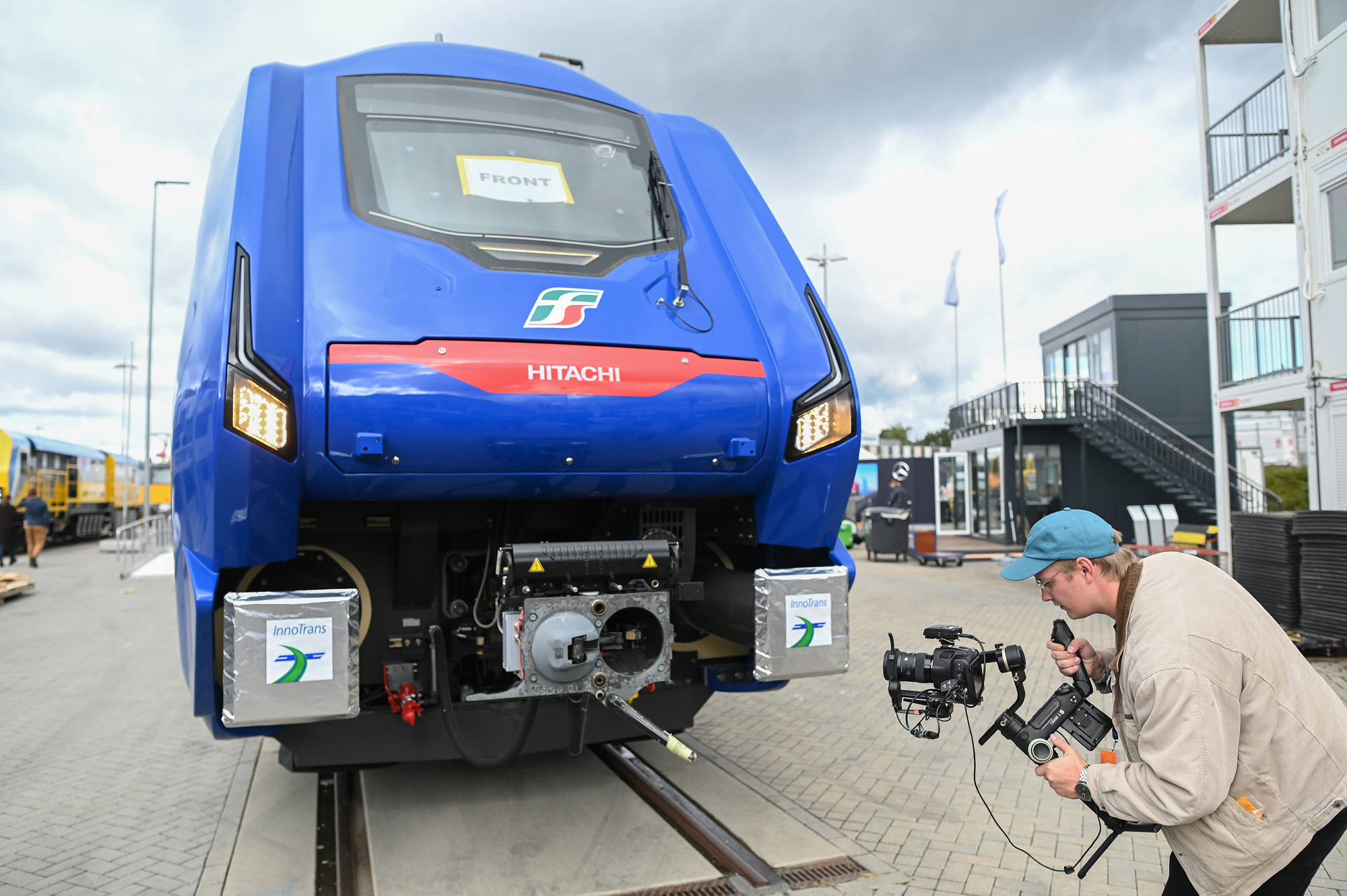 A Hitachi Rail a forgalomba állított trimodális motorvonatok előfutára Európában (kép forrása: InnoTrans)