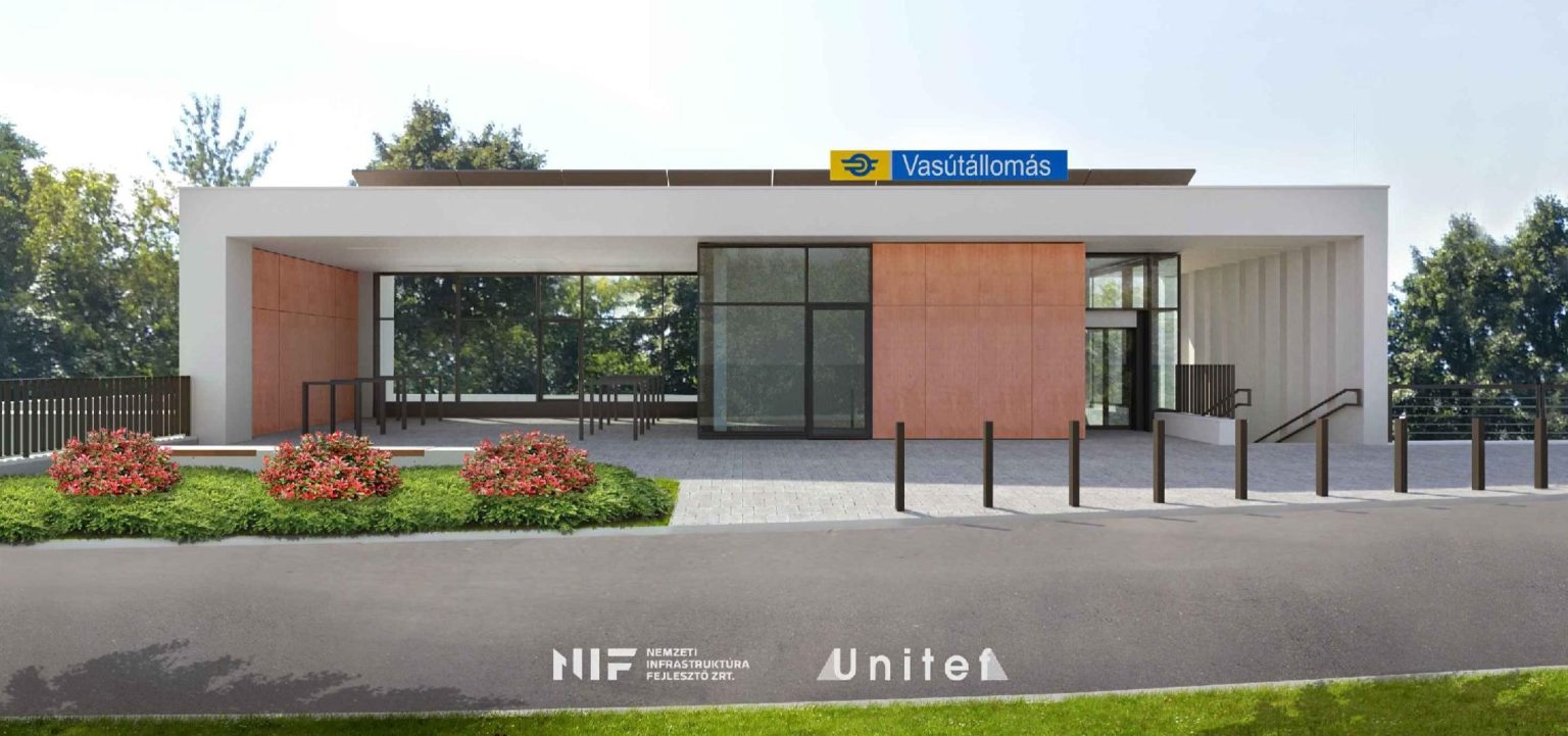 Az Akarattyára tervezett épület (látványterv: NIF Zrt.)