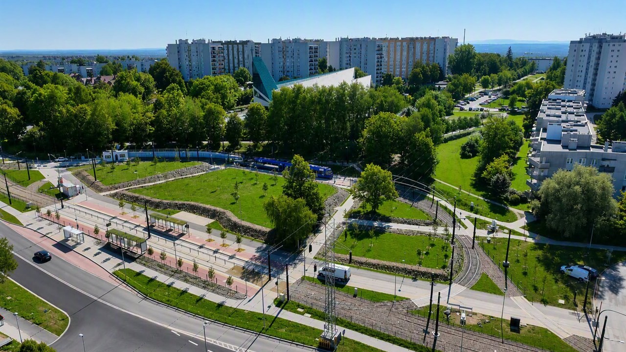 A mistrzejowice-i villamos-végállomás