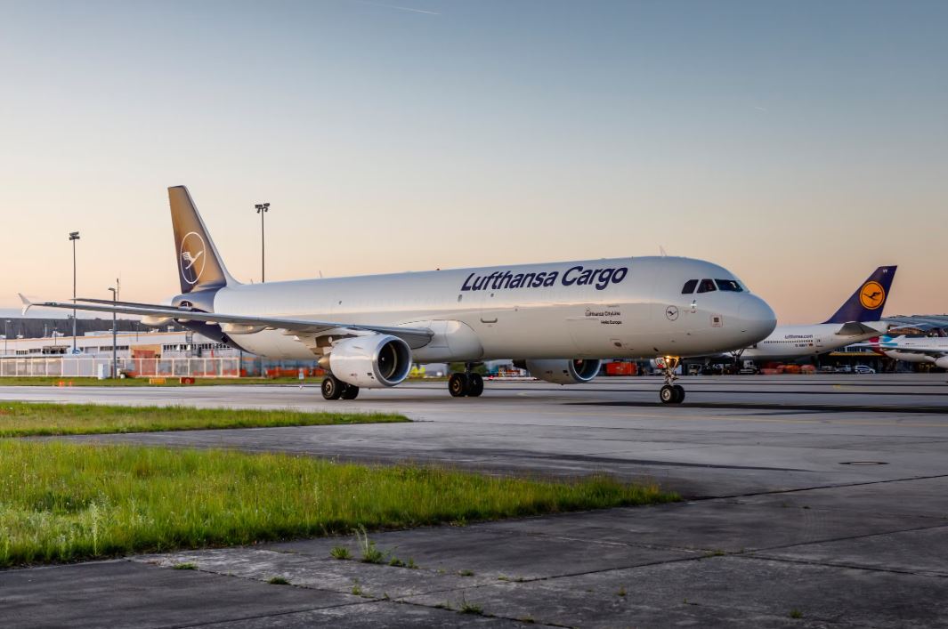 Airbus A321F a típus első üzemeltetőinek egyike, a Lufthansa Cargo flottájában (fotó: Lufthansa)