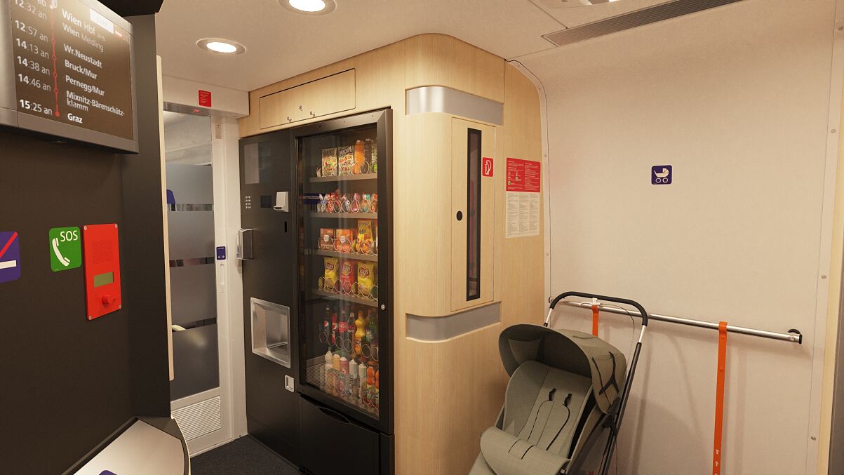 Snackautomatát is elhelyeznek a fedélzeten