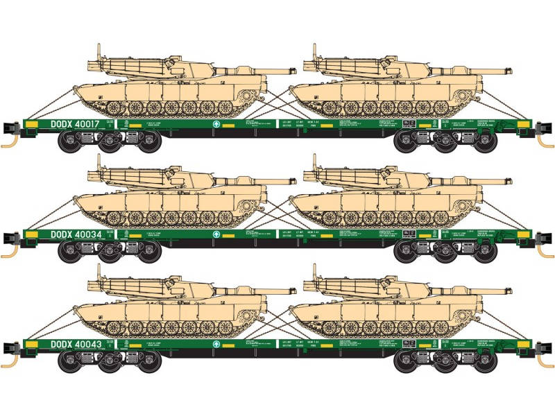 A sorozatot eredetileg a szárazföldi erők rendelte meg, és egy DODX két Abrams szállítására volt alkalmas