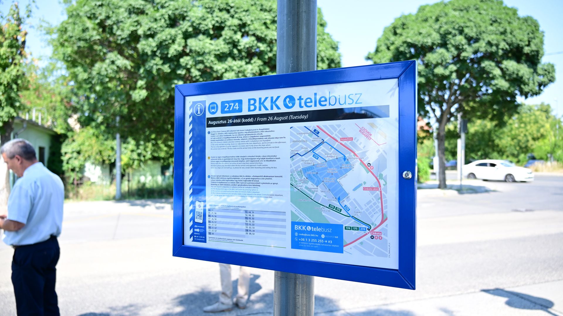 Csobajbusz, vagy számszerűstve 274-es viszonylat (fotó: Ekés András)