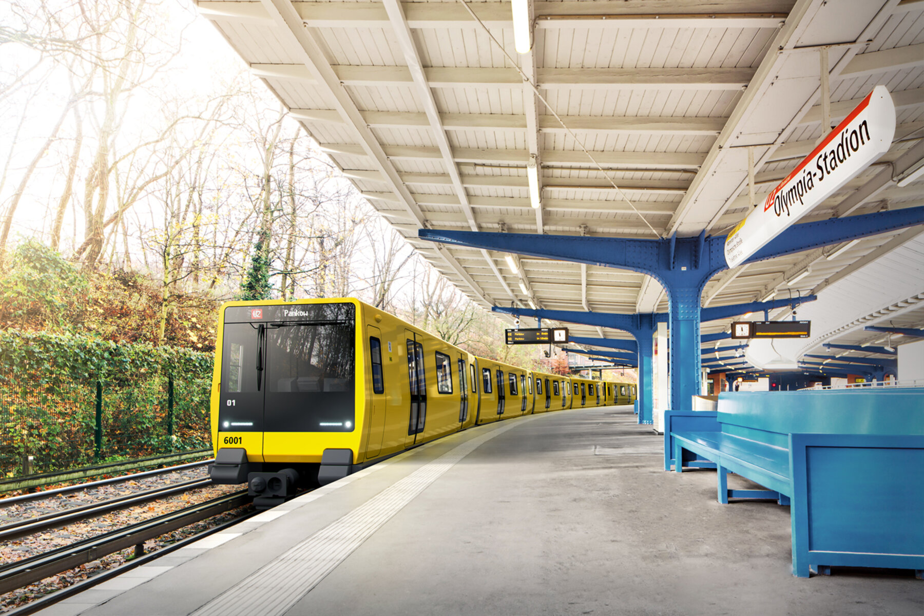 A berlini új Stadler-metróvonatok látványterve