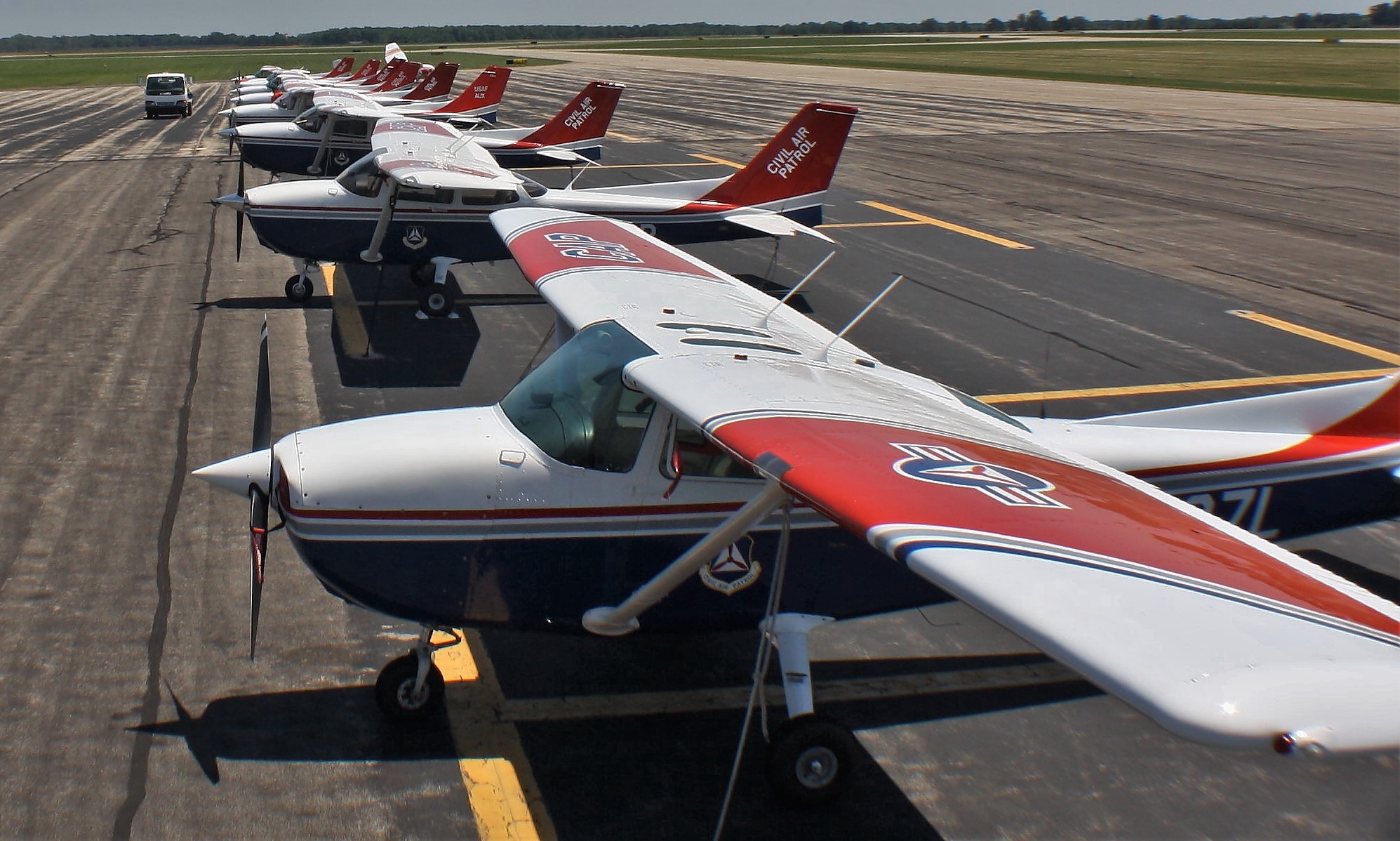 Cessna-sorakozó a CAP színeiben
