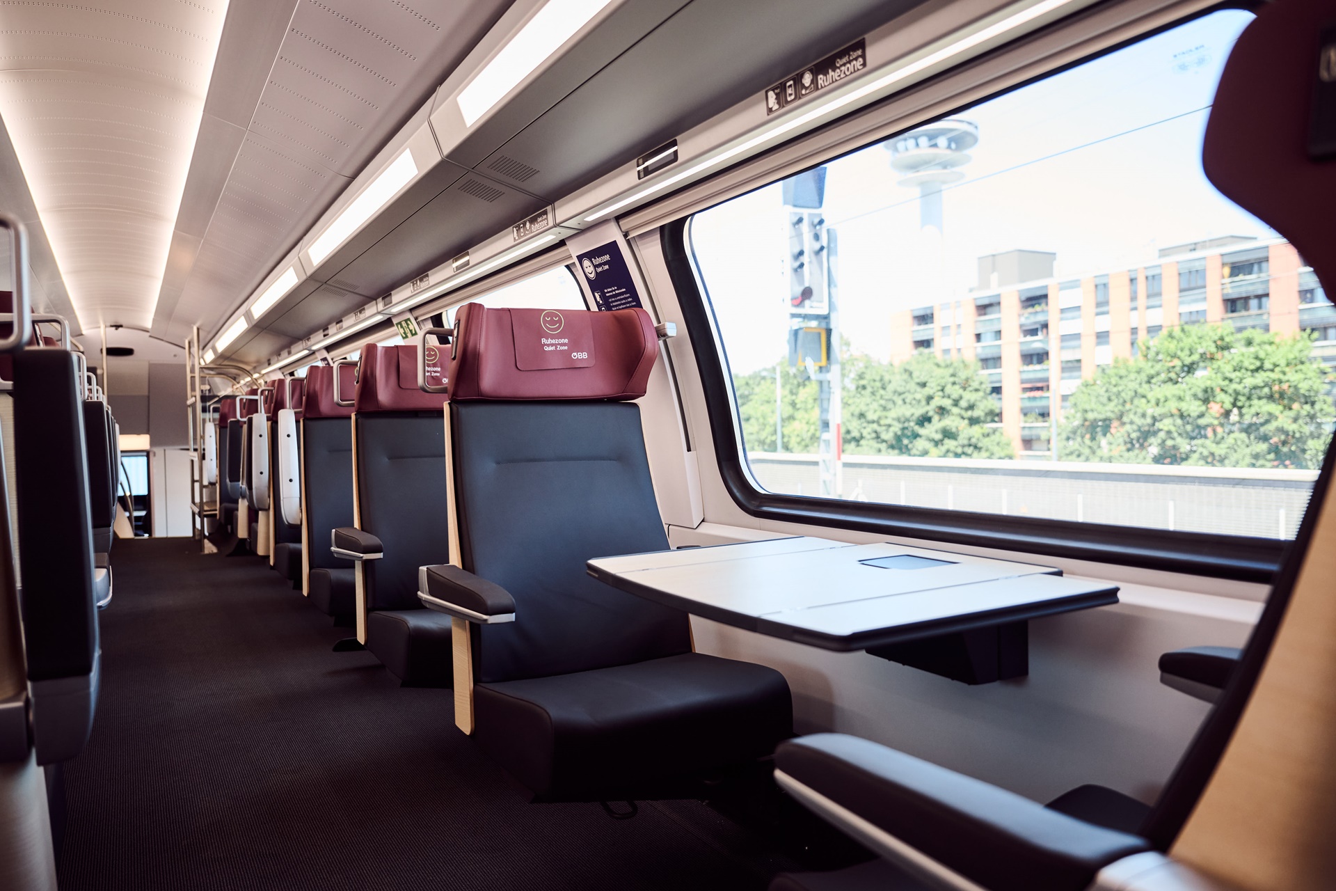 Az emeleti első osztály (fotók: ÖBB/Marek Knopp)