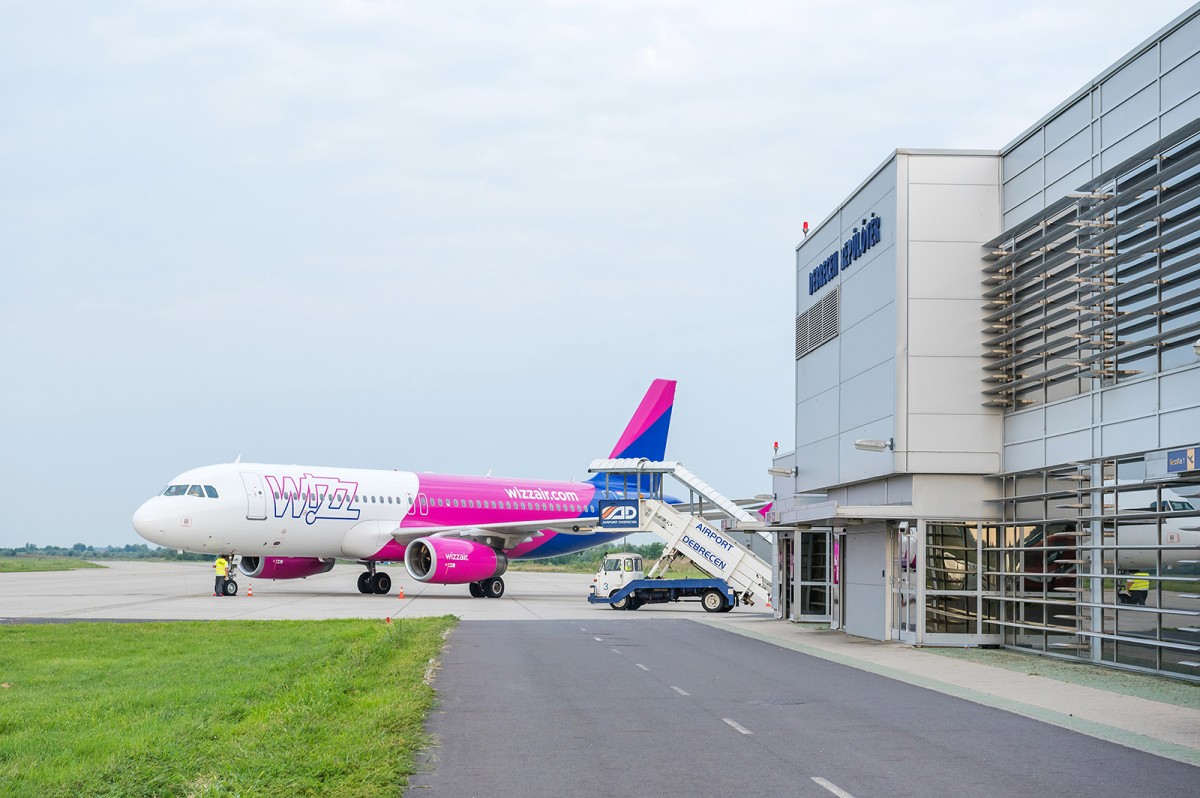 Debrecen forgalmát jelenleg kizárólag a Wizz járatai adják (fotó: Debrecen Airport)