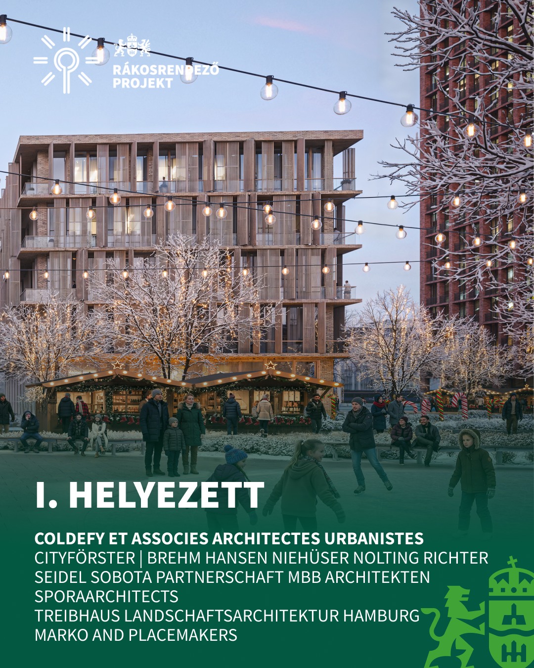 A nyertes terv következetesen alkalmazza a klímaadaptív szemléletet, a szivacsváros logikát és változatos lakáskínálatot nyújt