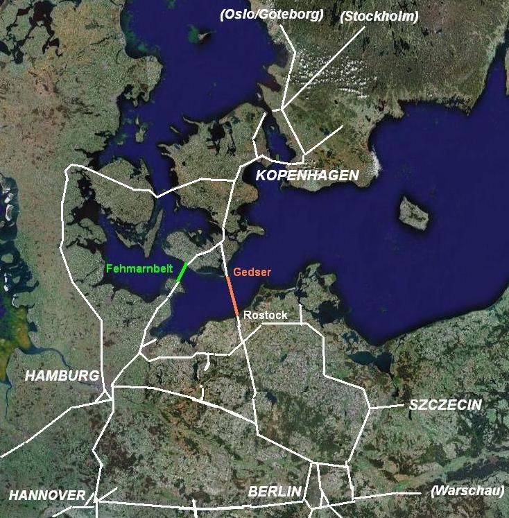 Az alagút lényegesen lerövidíti majd a Németország és Dánia keleti része, valamint Svédország közötti utat (kép forrása: Wikipedia)