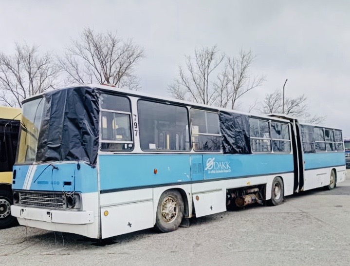 Ilyen állapotban tudta elhozni a buszt az LKK 2020-ban (fotó: Somogyi-Tóth Dániel) Kattintson képeinkre, Vörös Attila fotóiból galéria nyílik!