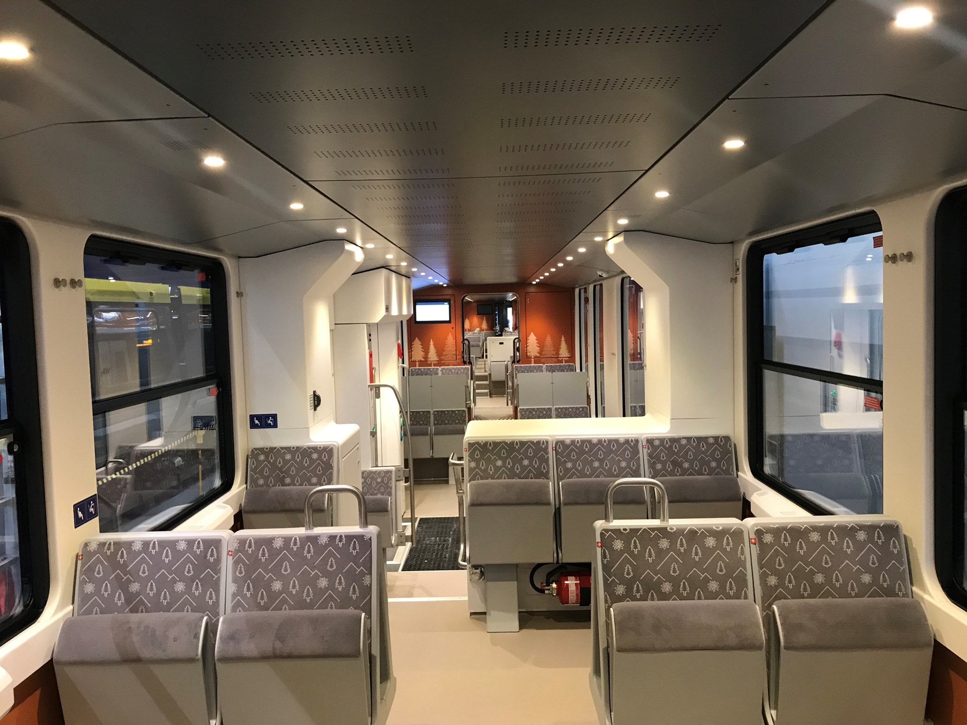 A Polarisok utastere (kép forrása: Stadler Rail)