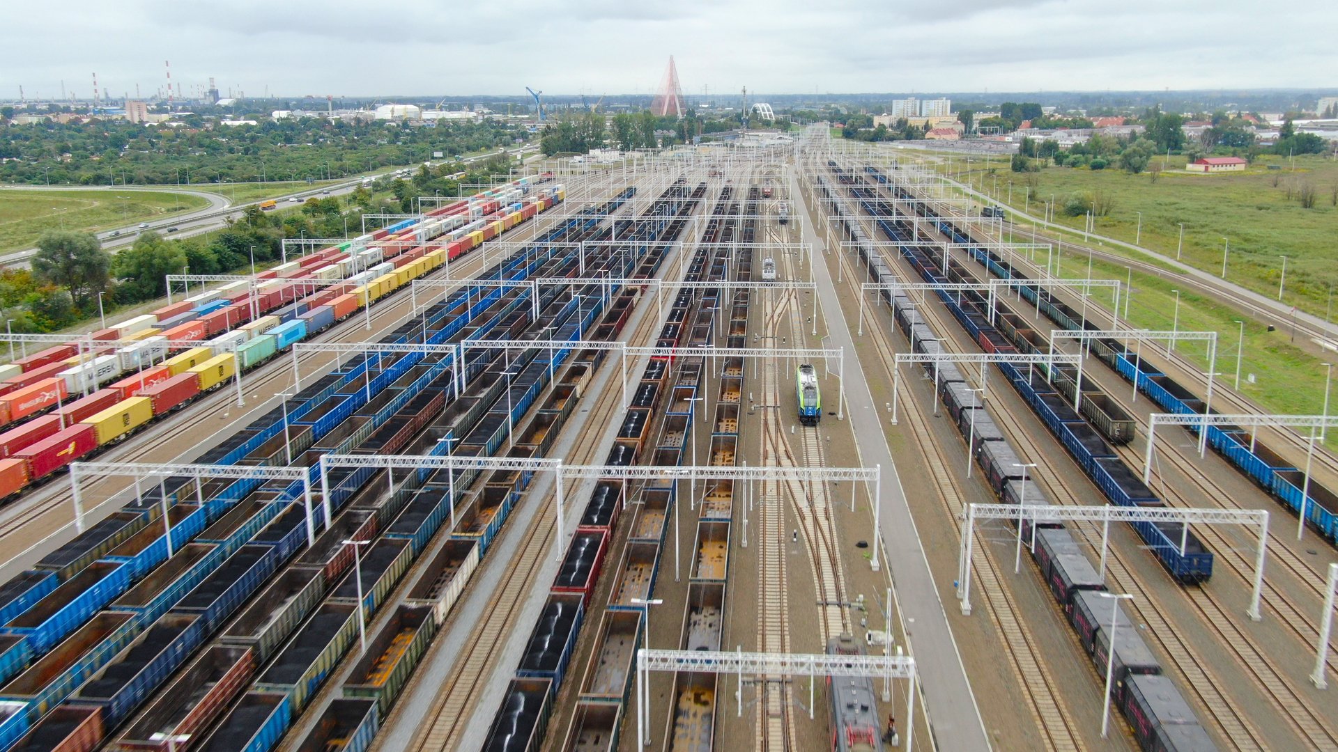 Javult a tengeri kikötők vasúti hozzáférése, például a gdanskié is (képek forrása: Railway Pro)