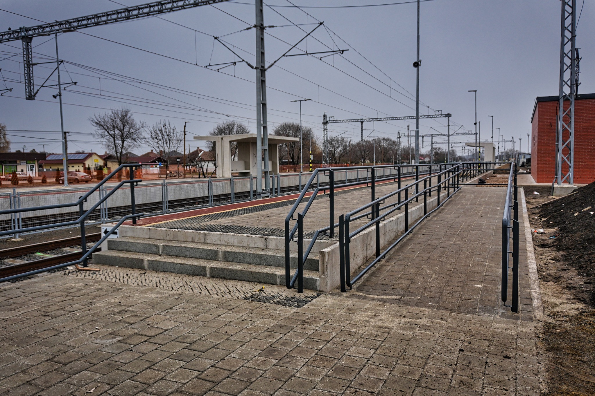 Tócóvölgy állomása (képek forrása: Hegyi Zsolt MÁV-csoport vezérigazgató Facebook-oldala)