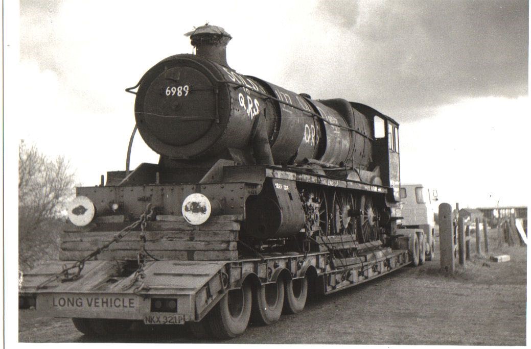 A mozdonyt 1978 januárjában mentették ki a Barry Island-i roncstelepről (fotó: Buckinghamshire Railway Centre)
