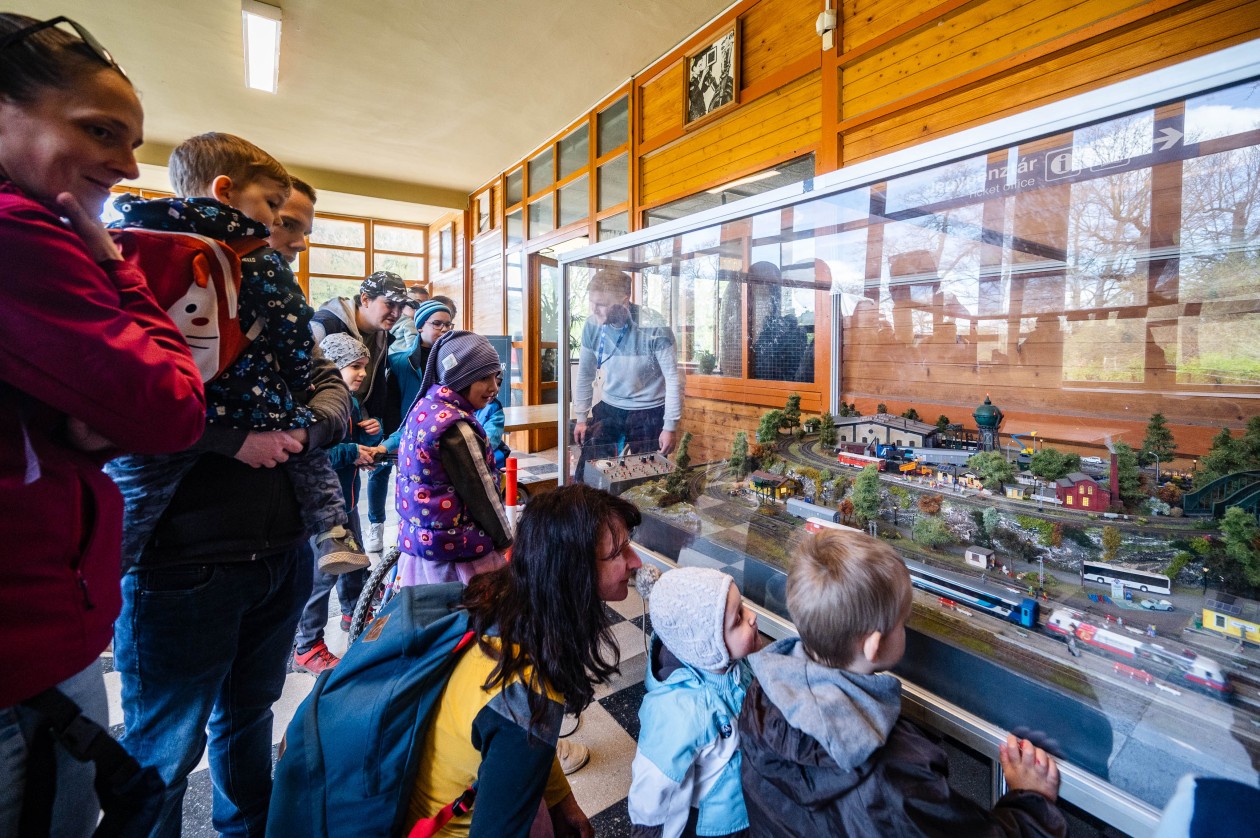 A MÁV-csoport fenntartható terepasztala is várja az érdeklődőket